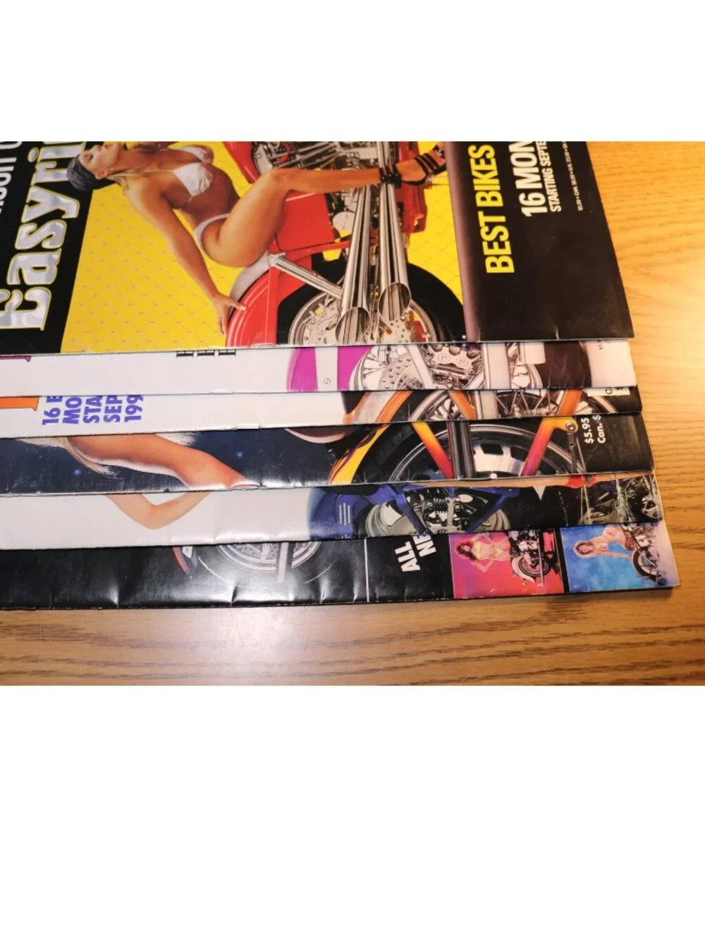 Easyriders Calendars Lot of 6 - 1991 - 1996 Bikini Babes Motorcycle Biker